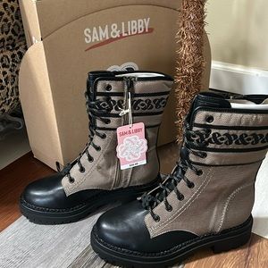 💋💋 NEW SAM & LIBBY COMBAT BOOTS